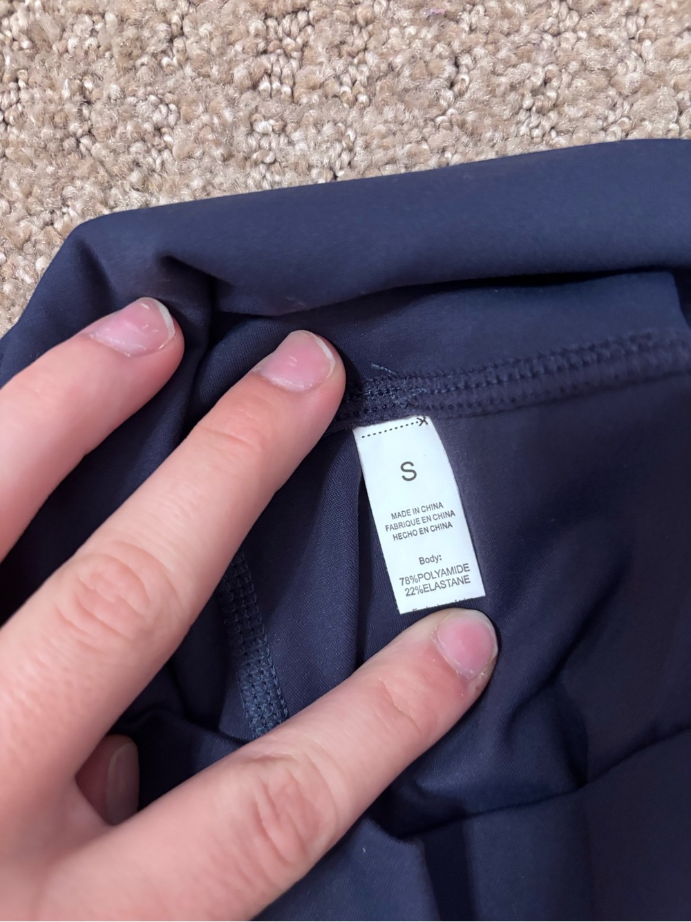 Kids Navy Active Shorts